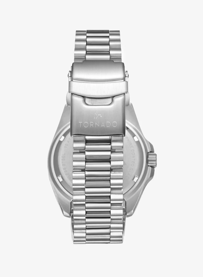 Tornado Maroon Men's Stainless Steel Analog Watch T22001-SBSMB - 42x50 mm for Men | Best Price UAE