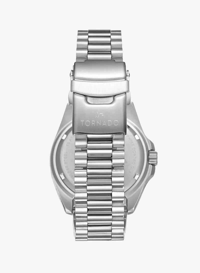 Tornado Maroon Men's Stainless Steel Analog Watch T22001-SBSMB - 42x50 mm for Men | Best Price UAE