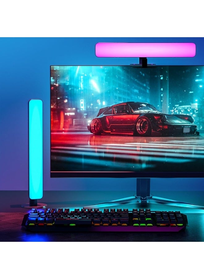 شريط إضاءة LED RGB للمكتب، إضاءة محيطة تتفاعل مع الصوت، إضاءة مزاجية لغرفة الألعاب، مصباح LED جوّي لإعدادات الكمبيوتر والتلفزيون وغرفة النوم والمكتب وديكور المنزل - Image 2