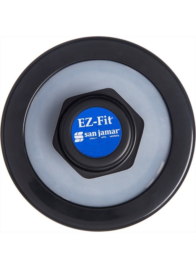 San Jamar Euro Ez-Fit in Counter Cup Dispenser Fits 6 - 24 Oz Cups with Interchangeable Gaskets for Restaurants, Dining Halls, and Fast Food, Plastic, 23.25 Inches, Black  - Image 2