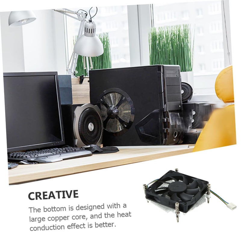 Aluminum Copper Heat Sink High Performance CPU Air Cooler Fan for Desktop PC - Image 4