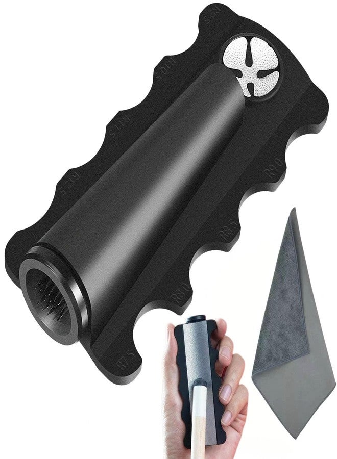 AUTIDEFY 5 in 1 Pool Cue Tip Head Repair Tool Cue Wipes Cloth Kit,Cue Repair Cleaning Tool Set,Pool Cleaner Burner Accessories,Multifunctional Billiard Cue Tip Dresser,Portable Billiard Accessories - Image 1