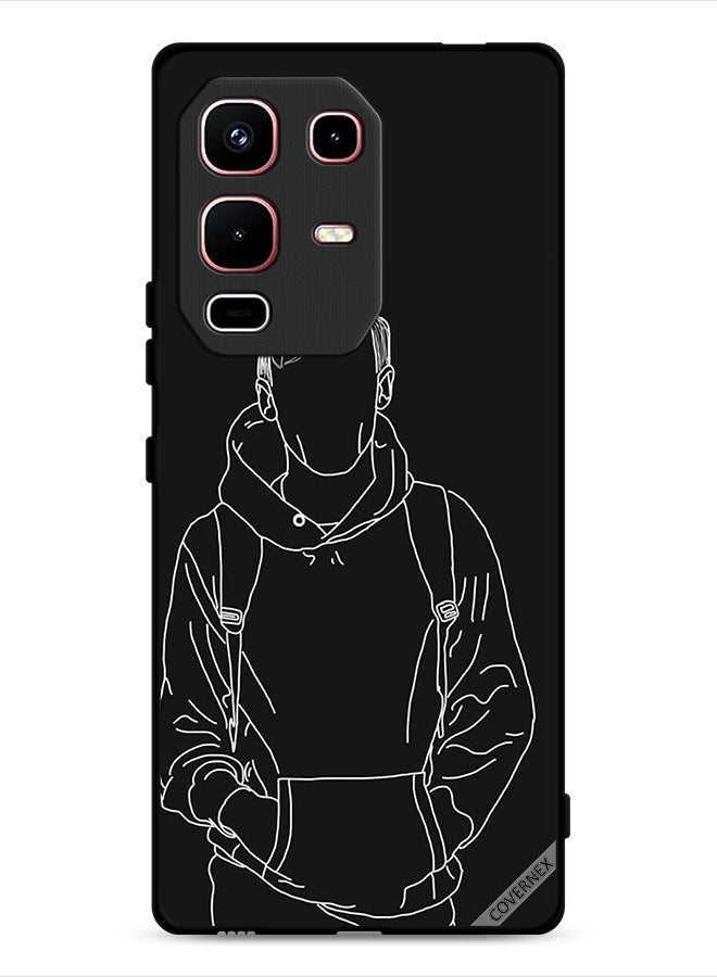 Covernex غطاء حماية Infinix Note 50s رسم لجاكيت ولد - Image 1