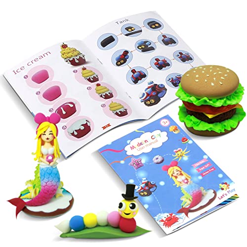 CiaraQ Modeling Clay Kit - 36 Colors Air Dry Clay with Sculpting Tools, Ideal for Crafting, DIY Projects. Easter/Halloween/Christmas Gifts. - Image 3