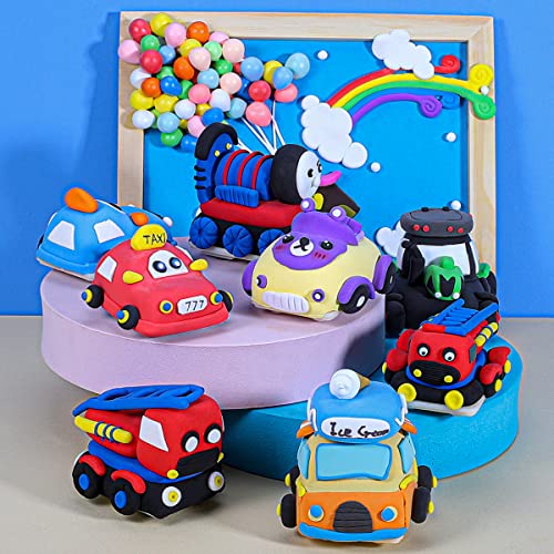 CiaraQ Modeling Clay Kit - 36 Colors Air Dry Clay with Sculpting Tools, Ideal for Crafting, DIY Projects. Easter/Halloween/Christmas Gifts. - Image 5