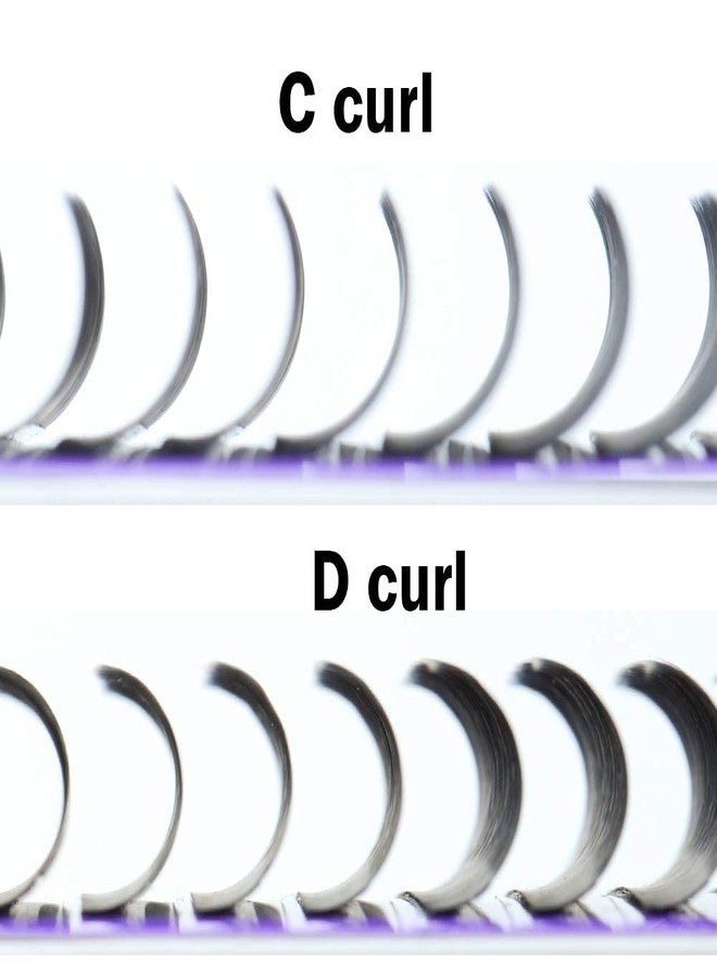 NAGARAKU Eyelash Extensions Individual Lashes 0.15mm C curl 8mm 16 Rows Soft Natural Matte Black Professional Mega Volume Beauty Salon Supplies (8mm, 0.15 C) - Image 5