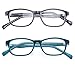 ALWAYSUV 2 Pack Boys Girls Blue Light Blocking Glasses Square Eyeglasses Anti Blue Ray Computer Game Glasses for Kids - Image 1