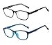 ALWAYSUV 2 Pack Boys Girls Blue Light Blocking Glasses Square Eyeglasses Anti Blue Ray Computer Game Glasses for Kids - Image 4