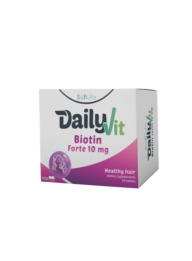 ديلى فيت بيوتين فورت 10 مجم 30 كبسولة