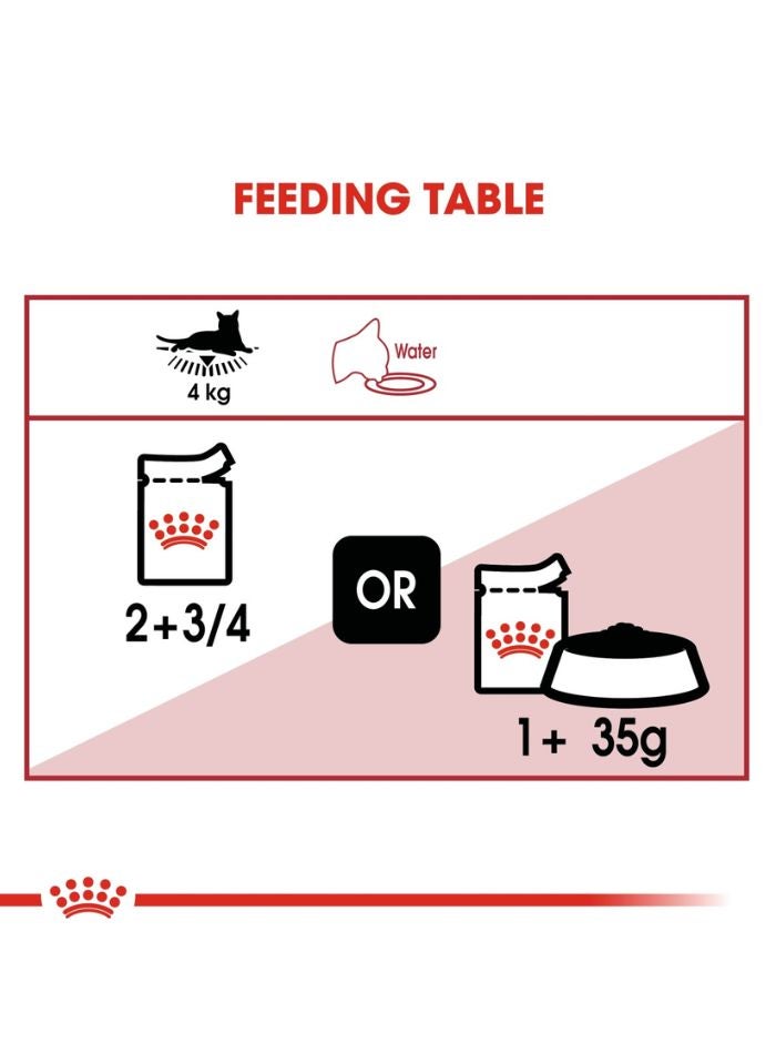 ROYAL CANIN Feline Health Nutrition Instinctive Adult Cats Gravy (WET FOOD - Pouches) 12 x 85g  - Image 3
