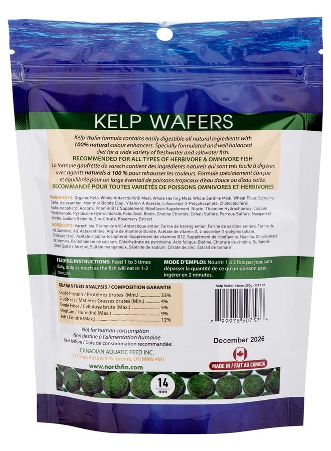 Northfin Fish Food Kelp Wafers 14mm (250g) - Image 2