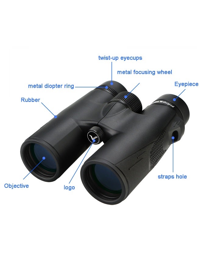 SVBONY Waterproof Binoculars 8x42 HD – IPX7 Nitrogen-Filled, Wide-Angle, Fully Multi-Coated Optics, Long Eye Relief, Twist-Up Eyecups, Durable Rubber Grip, Clear and Sharp Imaging  - Image 3