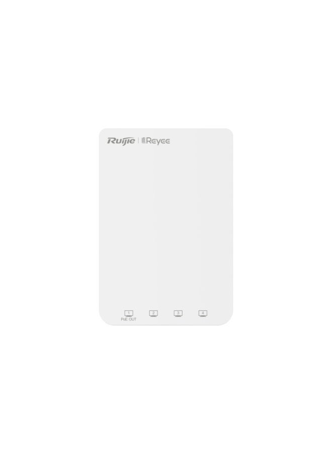رويجي نقطة وصول حائطية Reyee RG-RAP1200(P) Wi-Fi 5 ثنائية النطاق بسرعة 1267 ميجابت في الثانية مع 5 منافذ جيجابت | مكتب منزلي للفندق - Image 1