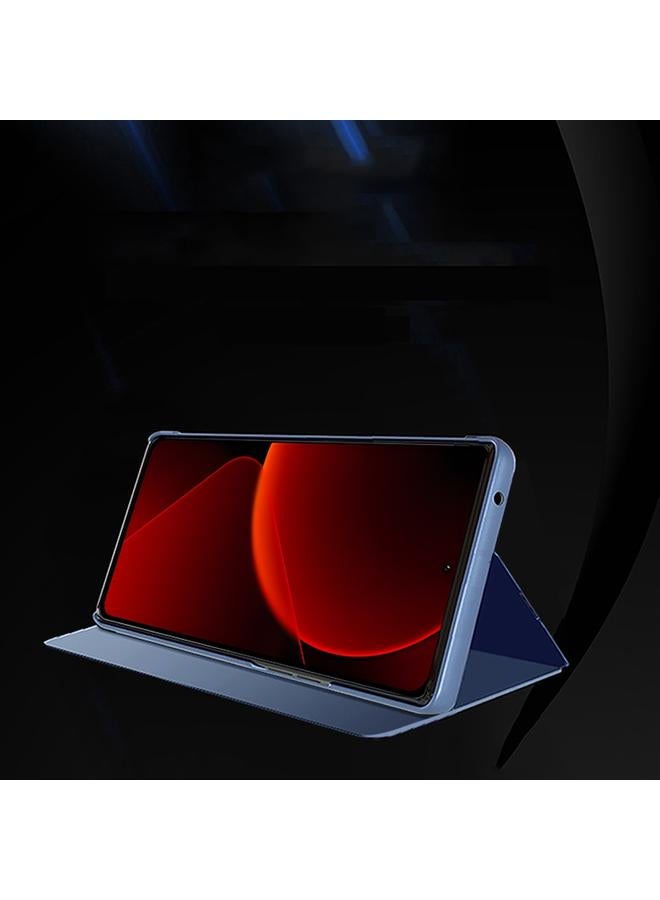 إيروريكس جراب لهاتف Redmi Note 14 4G مقاس 163.25 مم، جراب هاتف جلدي أفقي قابل للطي مع حامل، مرآة مطلية - Image 4