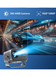 LEXIN V8 Portable Projector , Support 4K, Support 30-180 Inches , With Remote Control, 5G Wifi and Bluetooth, Electric Focus. Mobile Home Theater, Movie Projector Compatible with Android/Windows/TV Stick/PC  - Image 5