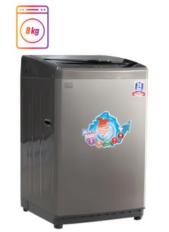 ICONA Icona Fully Automatic Top Loader Washing Machine 8kg - Smart Sensors, Gentle Fabric Care, Fuzzy Logic, LED Display & Transparent Lid  - Image 1