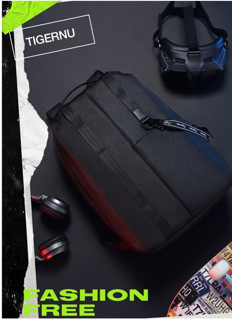Tigernu - Tigerno Backpack Comfortable Backpack Black - Image 1