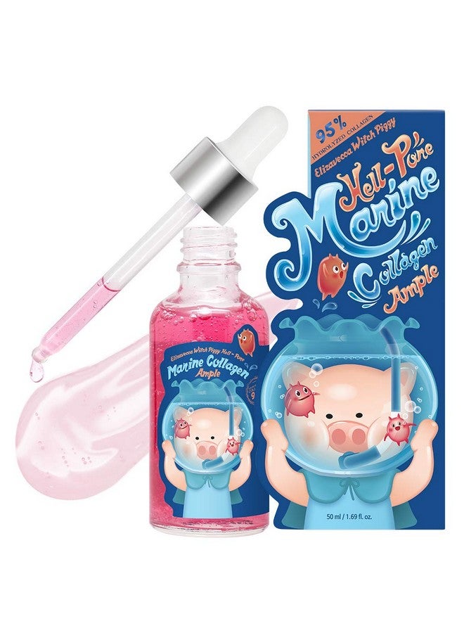 Elizavecca مصل الكولاجين البحري وافر/وظيفة لتحسين التجاعيد ويحتوي على مستخلصات الكولاجين البحري/جوهر الكولاجين/مصل الماء قبل وبعد - Image 2