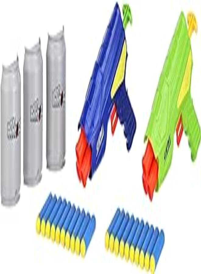 BUZZ BEE Air warriors belt blaster dart 2 gunpack with 3 cans