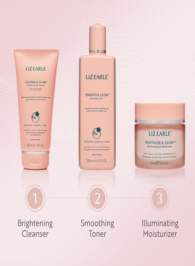 Liz Earle Cleanse & Glow Transforming Gel Cleanser - Gentle Cleanser Face Wash & Makeup Remover - Helps Minimize the Appearance of Pores and Reveals Luminous, Glowing Skin (150ml) - Image 5
