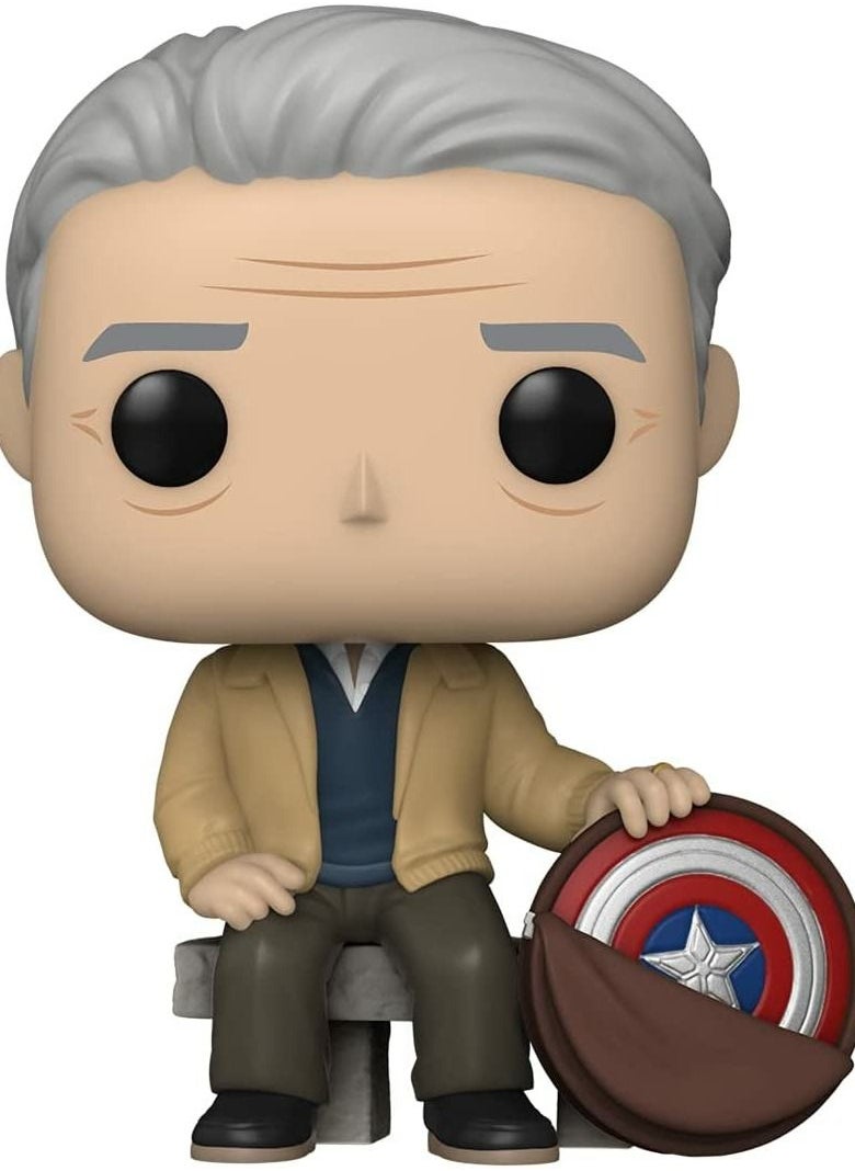 Funko - Funko Pop! Marvel: Year of The Shield - Old Man Steve Captain America - Image 1