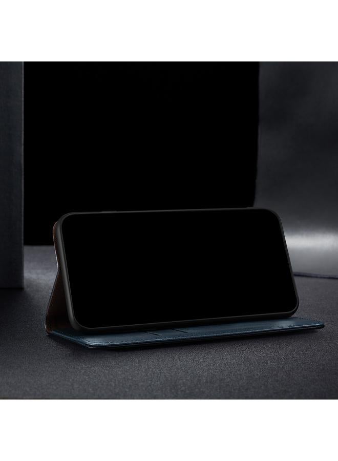 S-TOP Case For Samsung Galaxy A12 5G Simple Wax Crazy Horse Texture Horizontal Flip Leather Case with Card Slots & Wallet - Image 5