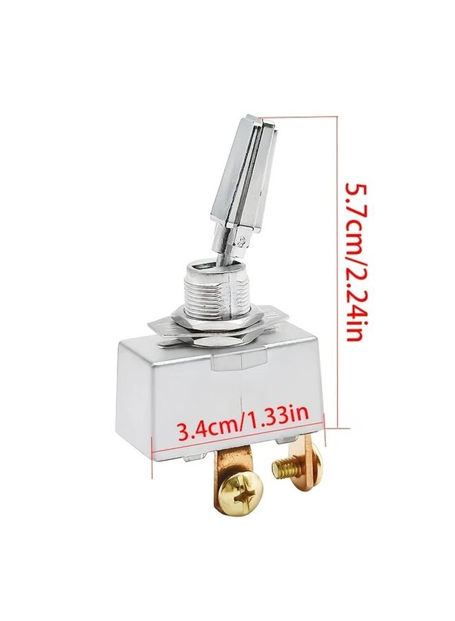 Heavy Duty 50A SPST Toggle Switch Metal Knob ON OFF for Car Boat Marine - Image 3