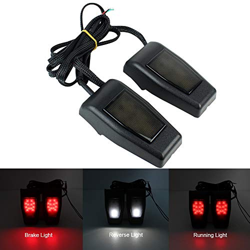 Atubeix LED 3rd Brake Lights Tailgate Rear Lamp for Jeep Wrangler JK JKU 07-17 2 pcs (Red) - Image 3