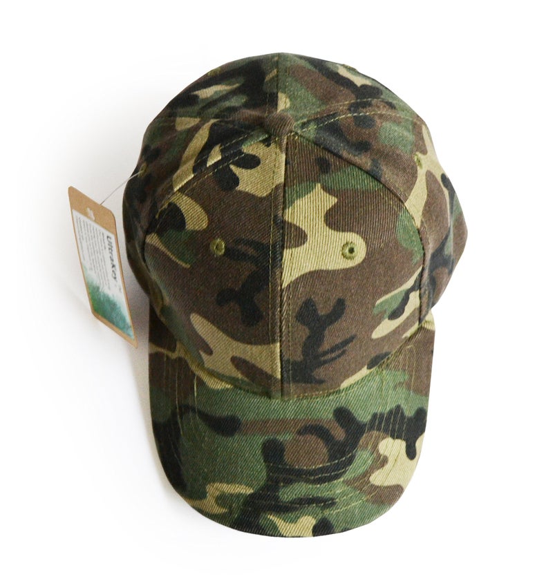UltraKey Mens Womens Army Military Baseball Cap Camouflage Hats for Hunting Fishing Outdoor Activities Green - Image 5