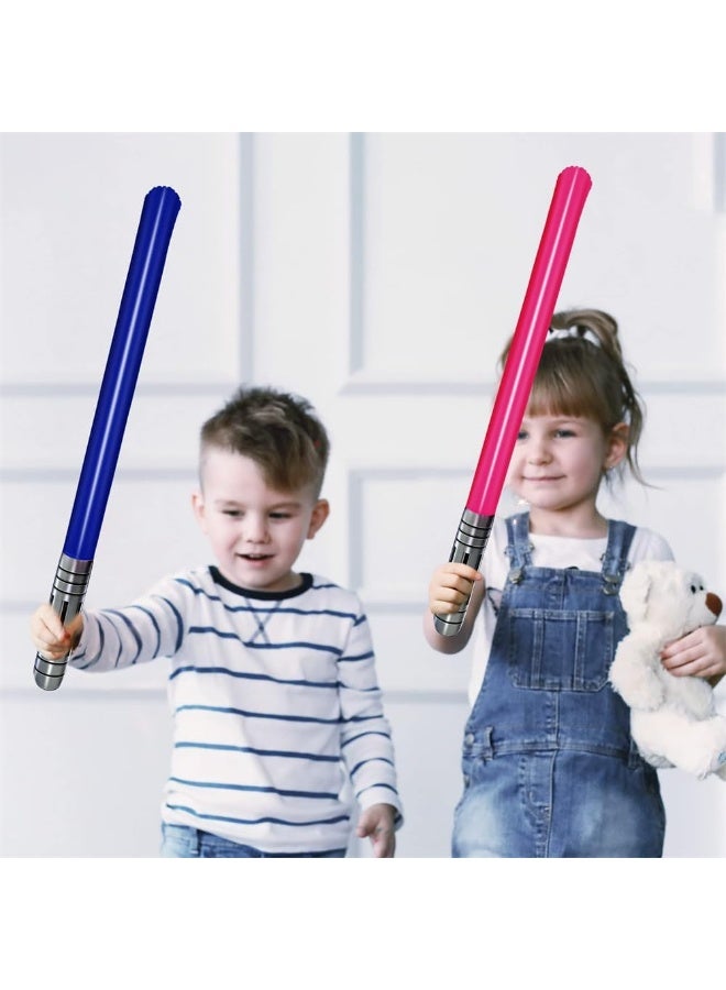 fantasize 12pcs Inflatable Light Saber Sword Toys Set for Star Wars Themed Party, Cosplay Favors - Image 2