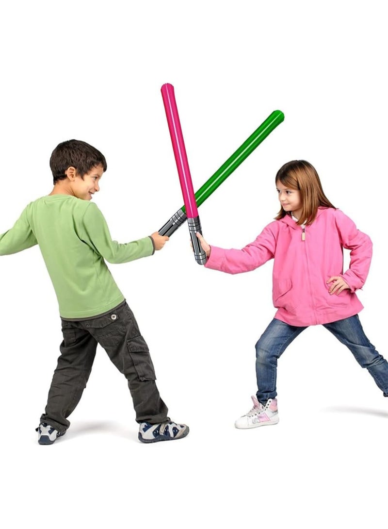 fantasize 12pcs Inflatable Light Saber Sword Toys Set for Star Wars Themed Party, Cosplay Favors - Image 5