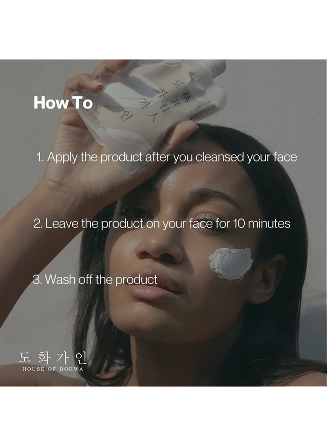 House of Dohwa , Rice Wash Off Facial Mask l Domestically Harvested Ingredients, Brightening & Soothing l Product of Korea - 3.38 fl. Oz - Image 5