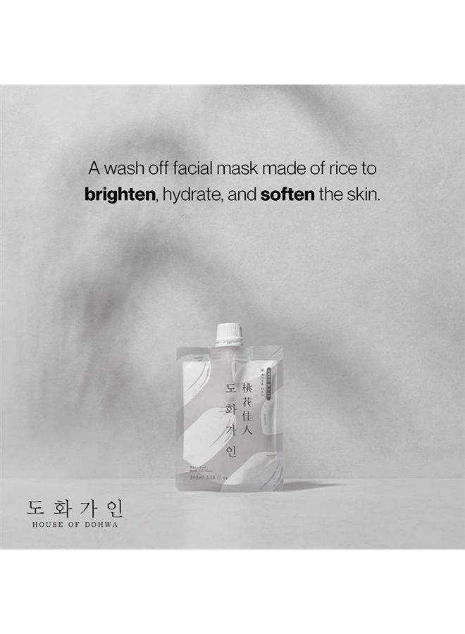 House of Dohwa , Rice Wash Off Facial Mask l Domestically Harvested Ingredients, Brightening & Soothing l Product of Korea - 3.38 fl. Oz - Image 2