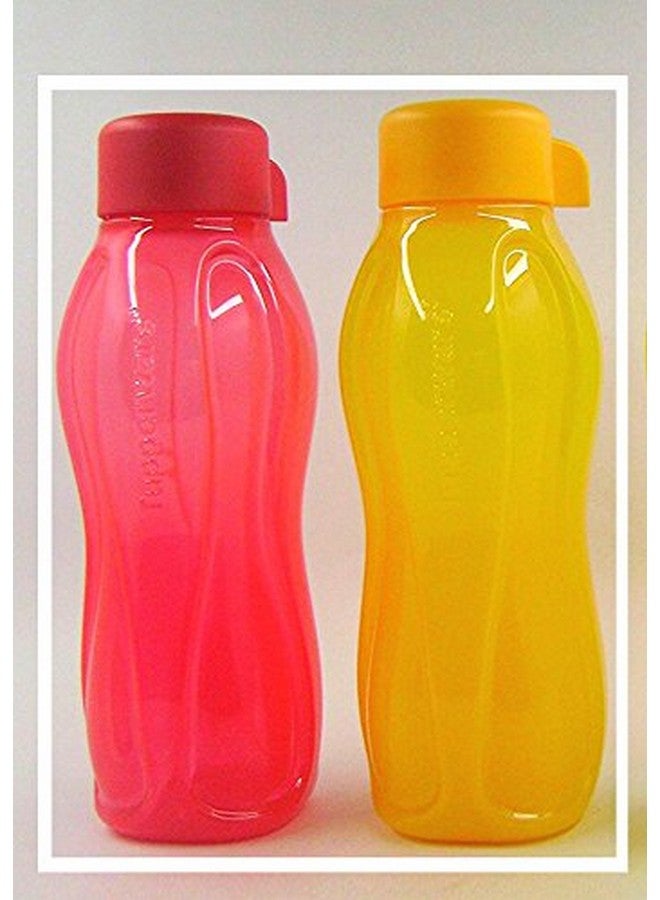 Tupperware طقم زجاجات مياه بلاستيكية توبيروار أكواسيف، 310 مل، مجموعة من 2، قد يختلف اللون - Image 2