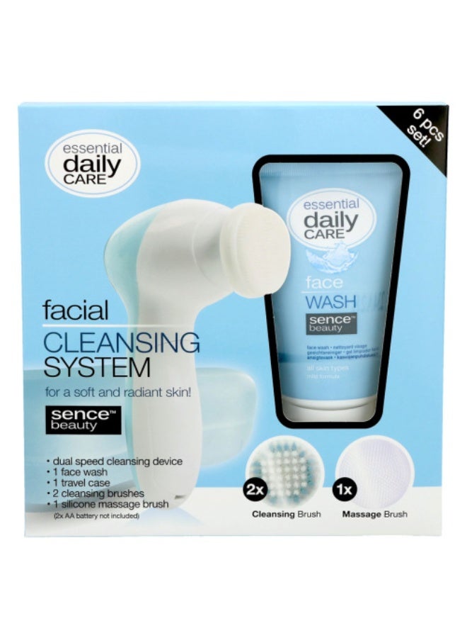 Facial Cleansing System For a Soft and Radiant Skin