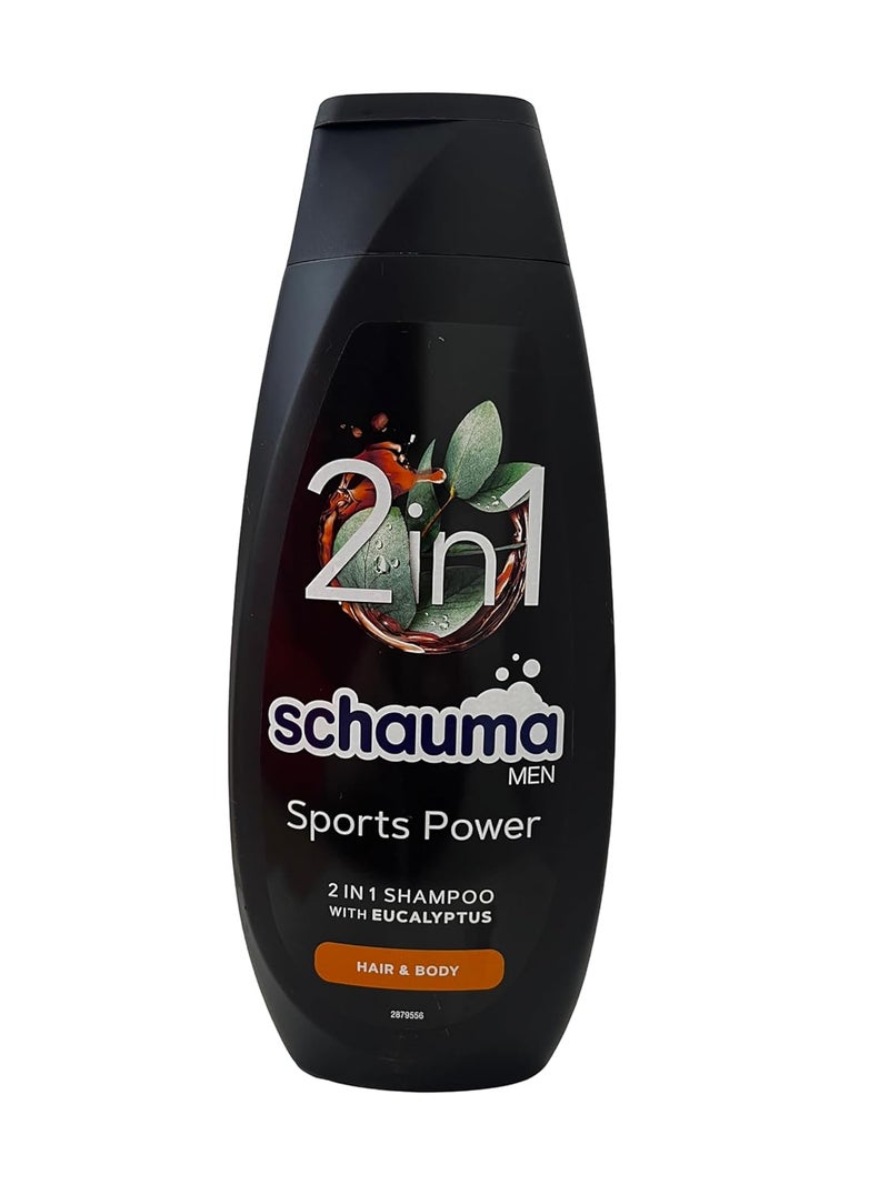 MEN Sports Power Shampoo 400ml VEGAN