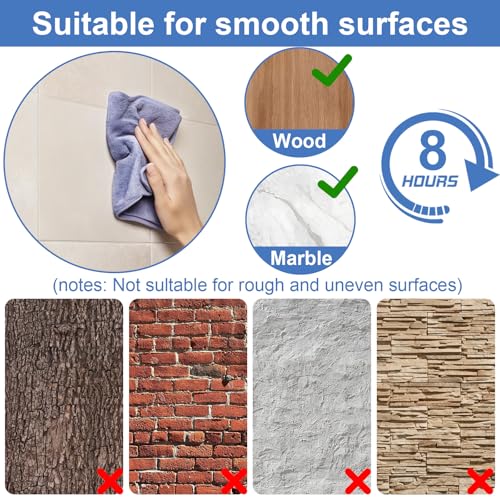 Pyfhy No-Drill Adhesive Doorbell Mount Compatible with Blink Doorbell (2nd Gen), Door Mounting Holder Bracket Accessories, Not Block Motion Sensor Anti-Theft Camera Mount for Home, Apartment, Office, School - Image 4