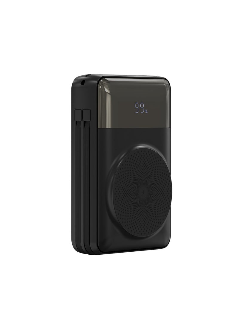 Goaltage - PB11 FlexCharge 20K Power Bank 22W with Built-In Cable, Power Indicator, Quick Wireless Charging, Multi-Port and Stand Functionality - Image 1
