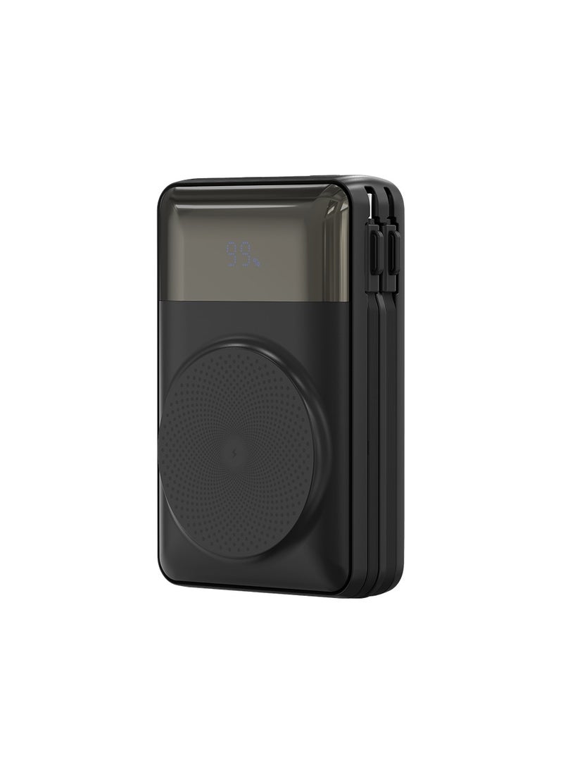 Goaltage - PB11 FlexCharge 20K Power Bank 22W with Built-In Cable, Power Indicator, Quick Wireless Charging, Multi-Port and Stand Functionality - Image 1