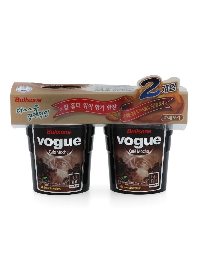 بولسون معطر جو للسيارة فوغ كافيه موكا من قطعتين من 130 غرام FLLG-10916-000 - Image 1