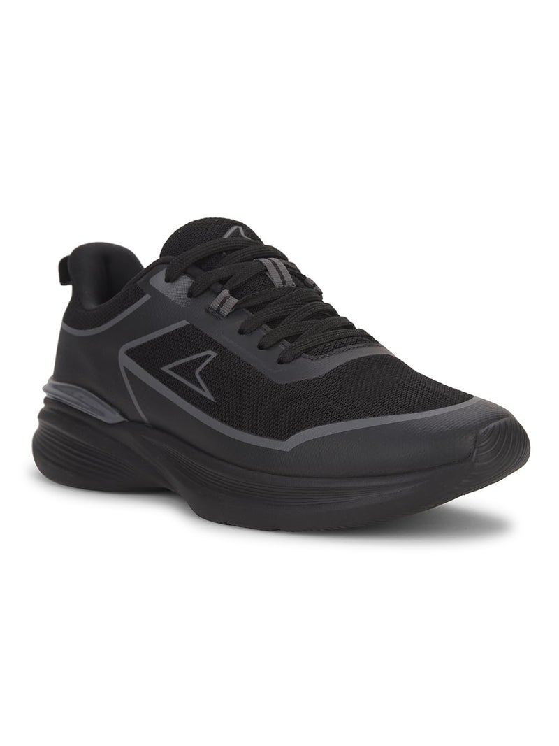 Power P Swift Men's Black Sports Shoes - 7 UK (8396212) - Image 1