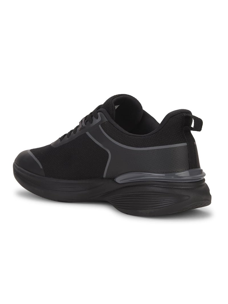 Power P Swift Men's Black Sports Shoes - 7 UK (8396212) - Image 3