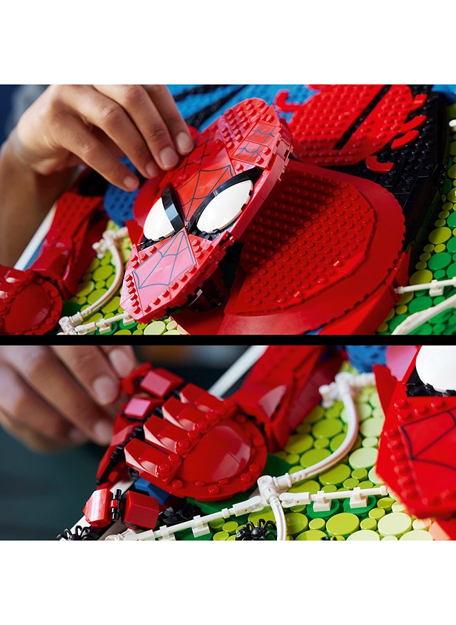 LEGO - Art The Amazing Spider-Man 31209 Building Kit; Nostalgic Gift For Spider-Man Fans And Creative Hobby For Adults To Make Super Hero Wall Art (2,099 Pieces) - Image 1