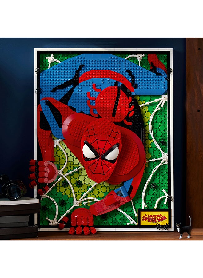 LEGO - Art The Amazing Spider-Man 31209 Building Kit; Nostalgic Gift For Spider-Man Fans And Creative Hobby For Adults To Make Super Hero Wall Art (2,099 Pieces) - Image 1