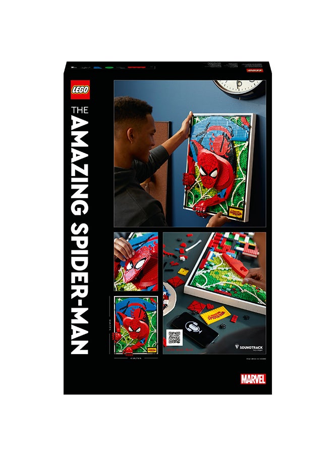 LEGO - Art The Amazing Spider-Man 31209 Building Kit; Nostalgic Gift For Spider-Man Fans And Creative Hobby For Adults To Make Super Hero Wall Art (2,099 Pieces) - Image 1