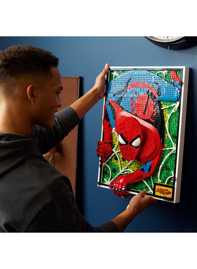 LEGO - Art The Amazing Spider-Man 31209 Building Kit; Nostalgic Gift For Spider-Man Fans And Creative Hobby For Adults To Make Super Hero Wall Art (2,099 Pieces) - Image 1