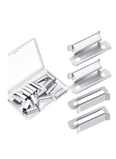 Y&D 16 Pieces Bed Clips Clamp Compatible with Ender 3 Pro, V2, 3S, 5 CR-20 PRO, CR-10S Pro and Other Creality 3D Printer, Stainless Steel Silver( Only Clips)  - Image 1