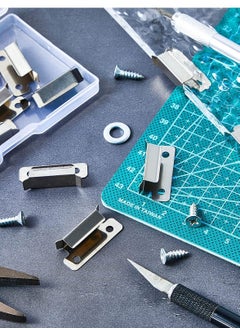 Y&D 16 Pieces Bed Clips Clamp Compatible with Ender 3 Pro, V2, 3S, 5 CR-20 PRO, CR-10S Pro and Other Creality 3D Printer, Stainless Steel Silver( Only Clips)  - Image 5