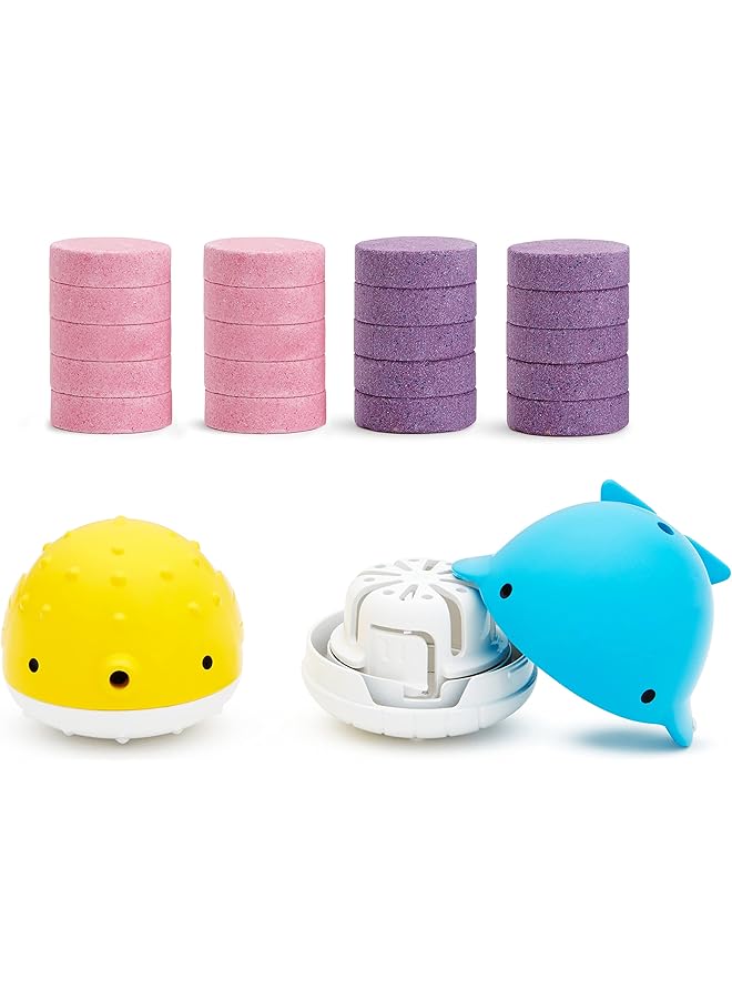 مونشكين مجموعة كرات الاستحمام الفوارة المرطبة من كولور باديز وموزع الألعاب - Image 1