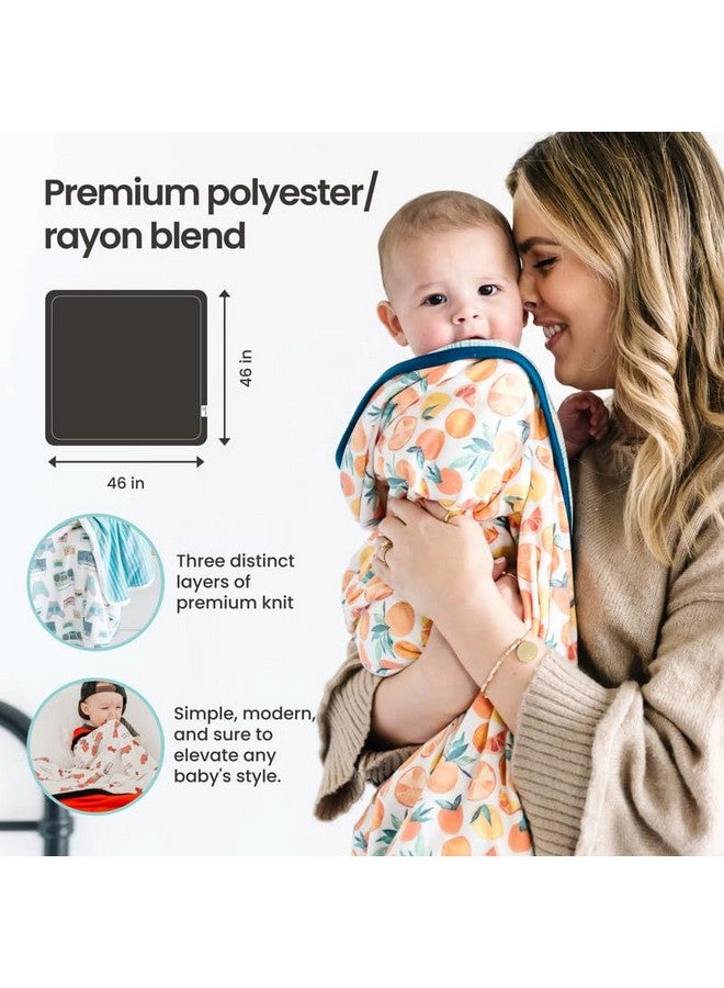 Copper Pearl Vance Three-Layer Baby Blanket: Soft Quilts for Boys & Girls | Breathable, Cozy Toddler Blanket | Premium Polyester/Rayon | 46x46 - Image 3